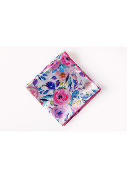 Foulard "Rose passion"