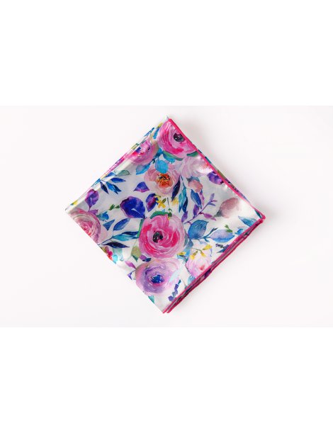 Foulard "Rose passion"