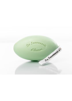 Savon cordelette vert, argile et huile d'amande douce, parfum Amande douce, 200g