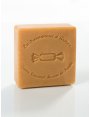 Savon carré, caramel et beurre de Karité, parfum sucre d'orge, 100g